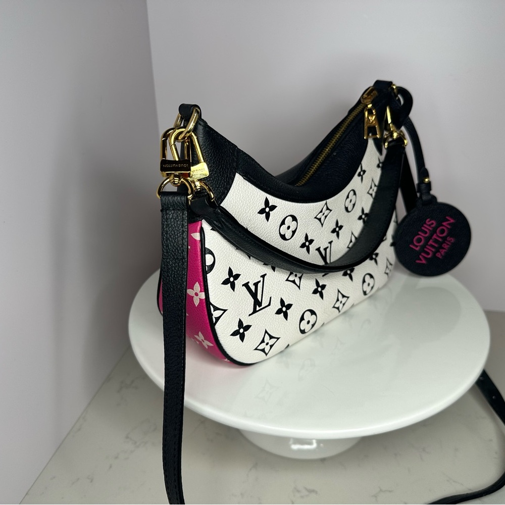 Louis Vuitton Spring in the City Bagatelle NM Black White & Pink